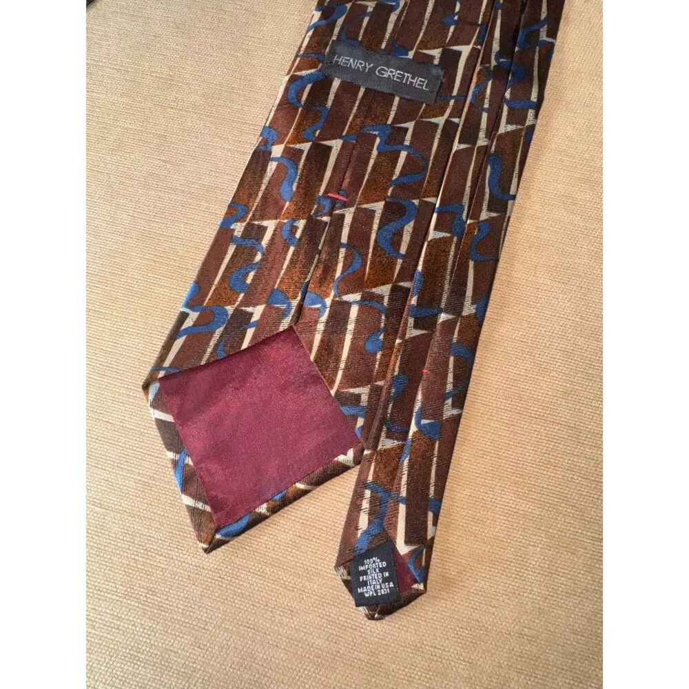 4 Ties; Henry Grethel, Stafford, Monti Mony, Milan Paris,